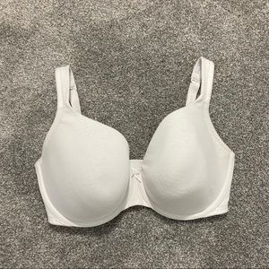 Cacique 38F cotton tee shirt full coverage bra